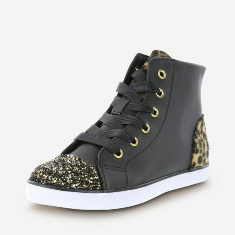 GIRLS' LACE-UP HIGH-TOP CASUAL